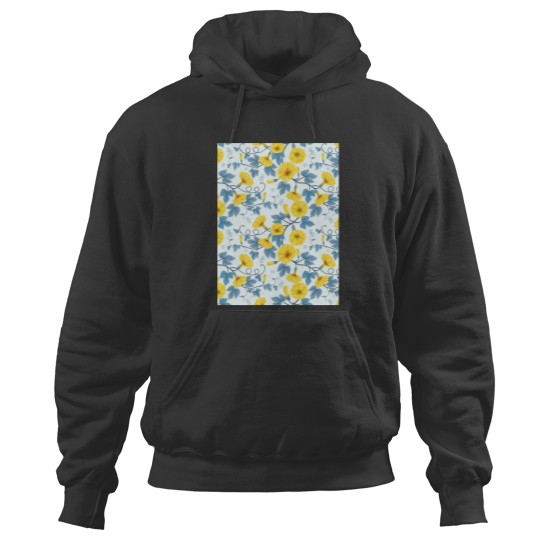 Discover Yellow Cosmos Flowers Floral Art Print Graphic Hoodies