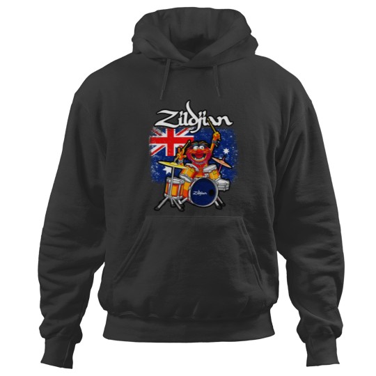 Discover AUSTRALIAN ANIMAL DRUMMER CYMBALS | BAND AND MUSICIAN T-SHIRT Hoodies