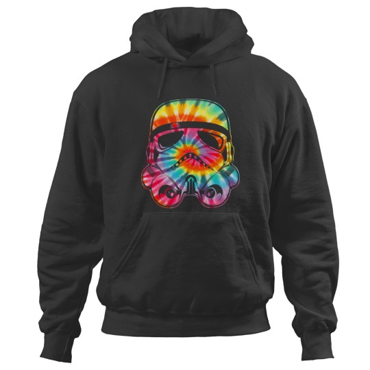 Discover Star Warss Stormtrooper Tie Dye Big Face Hoodies