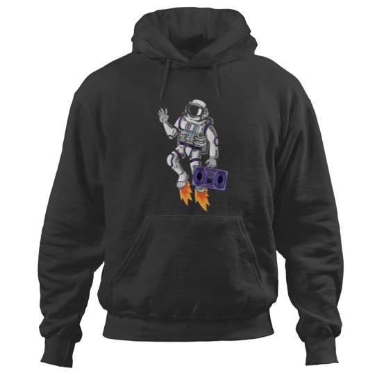 Discover Funny Gilr , Best Gift , Happy SPACE , MOON Classic Hoodies