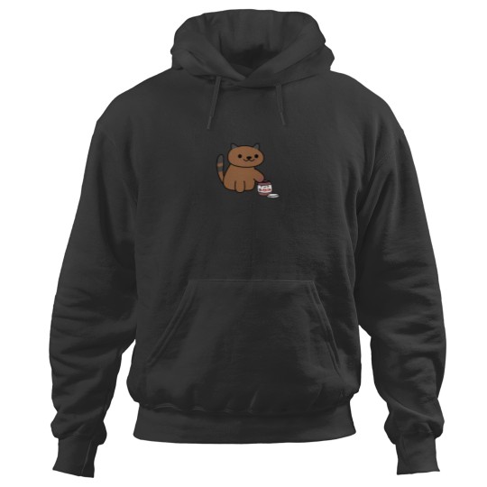 Discover Ganache raiding the Nutella Jar (Neko Atsume) Essential Hoodies