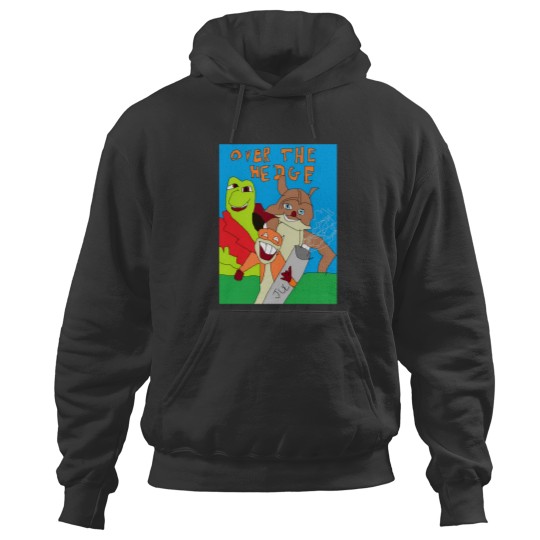 Discover Over The Hedge Ms Paint Artwork Hoodies