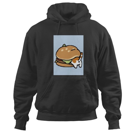 Discover Neko Atsume Cheese Burger Classic Hoodies