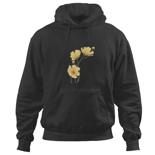 Discover Yellow Cosmo Flower Classic Hoodies