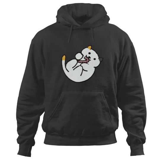 Discover Neko Atsume Dottie with Candy Cane Classic Hoodies