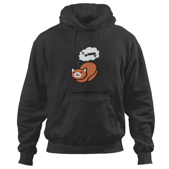 Discover Valentines Day Edition -- Sushi Lovin Ginger Neko Atsume Classic Hoodies