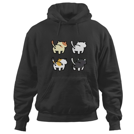 Discover Neko Atsume - Butts Classic Hoodies