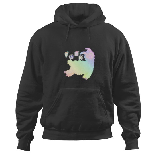 Discover Silly, Cute, Pastel Rainbow Llama Fucks Hoodies