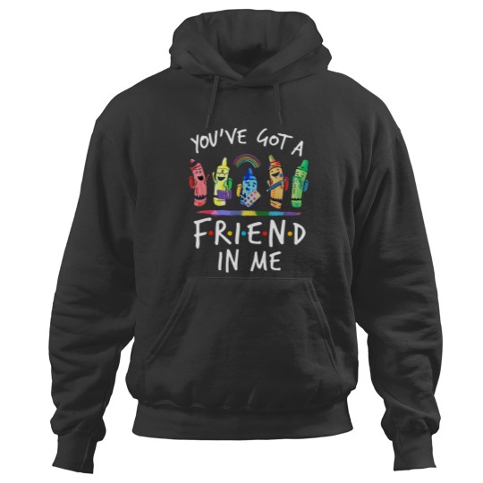 Discover Youve Got A Friend In Me Teacher Crayon ART Hoodies
