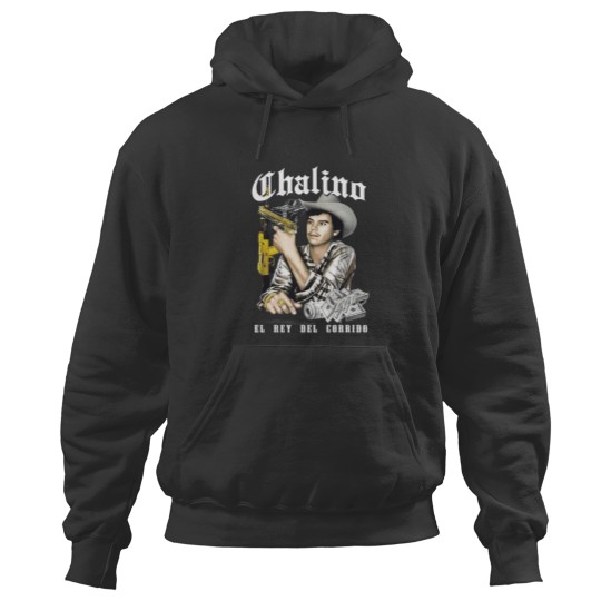 Discover Chalino Sanchez El Rey Del Corrido Hoodies classic in black Cotton