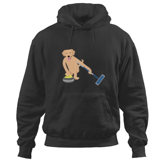 Discover Golden Retriever Curling Classic Hoodies