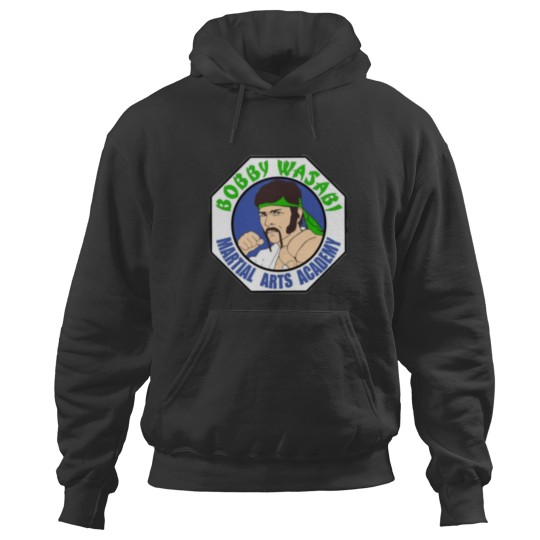 Discover Bobby wasabi martial arts academy logo Hoodies