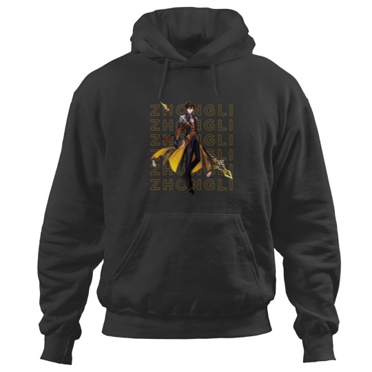 Discover Zhongli Genshin Impact Design 344 Hoodies