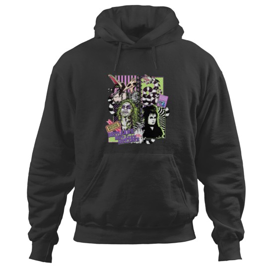 Discover Beetlejuice, Never trust the living Hoodies, Beetlejuice 1988 Movie Hoodies