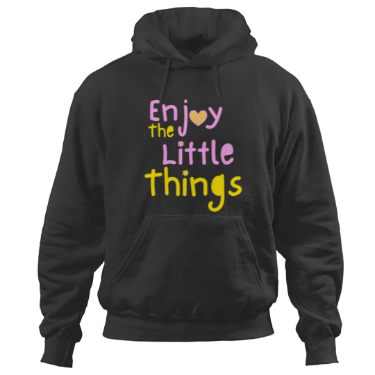 Discover Pink and yellow - enjoy the little things Hoodies