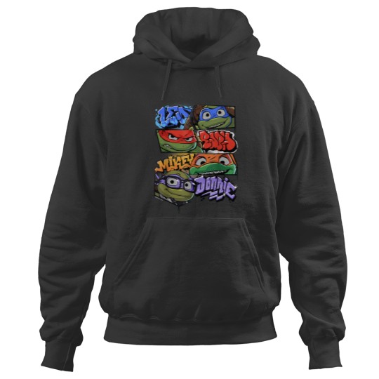 Discover Teenage Mutant Ninja Turtles Mutant Mayhem Graffiti Names T-Shirt Teenage Mutant Ninja Turles Hoodies