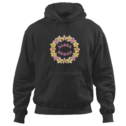 Discover Aloha Hawaii Flower Lei Hoodies