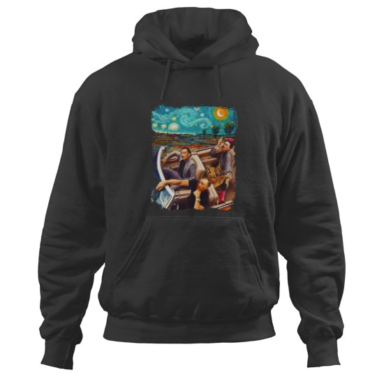 Discover Vincent-Van-Gogh-Frida-Salvador-Dali-Banksy-car Hoodies
