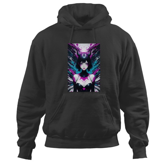 Discover Demon Girl 5658 Hoodies