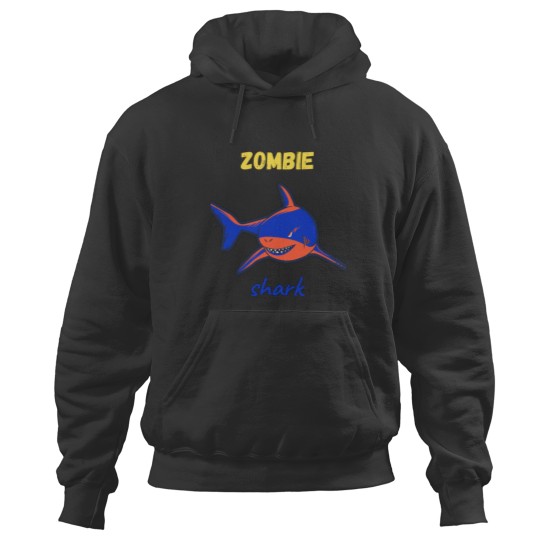 Discover Zombie shark Hoodies