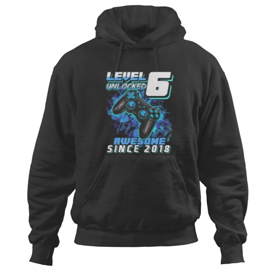 Discover 6th Birthday Gamer 6 Year Old Funny Bday Boy Six Son Hoodies