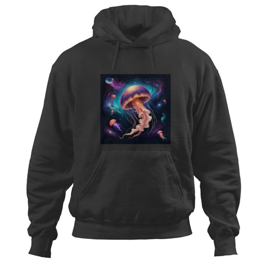 Discover jellyfish watercolor Hoodies