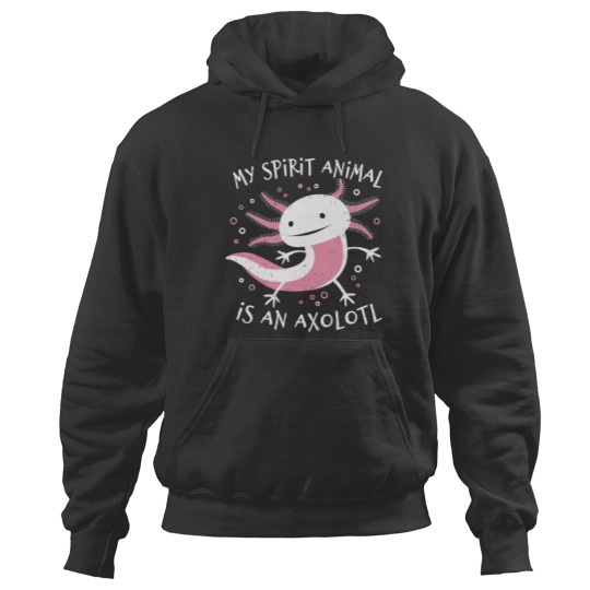 Discover Cute Amphibian - My Spirit Animal Is An Axolotls Classic Hoodies