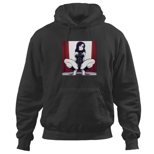Discover Cartoon Cutie With Her Legs Spread 6493 Hoodies