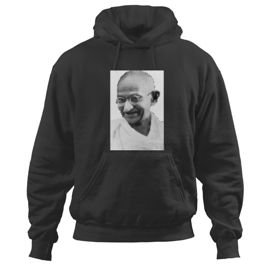 Discover Gandhi Portrait Hoodies