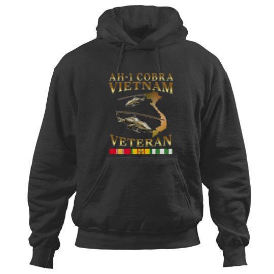 Discover Ah-1 Cobra Helicopter Vietnam Veteran Huey Cobra Helicopter Hoodies