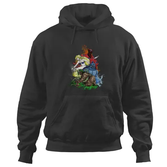 Discover The Four Elemental Lords Hoodies