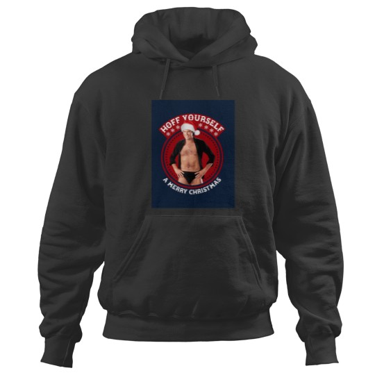 Discover David Hasselhoff Merry Christmas Hoodies