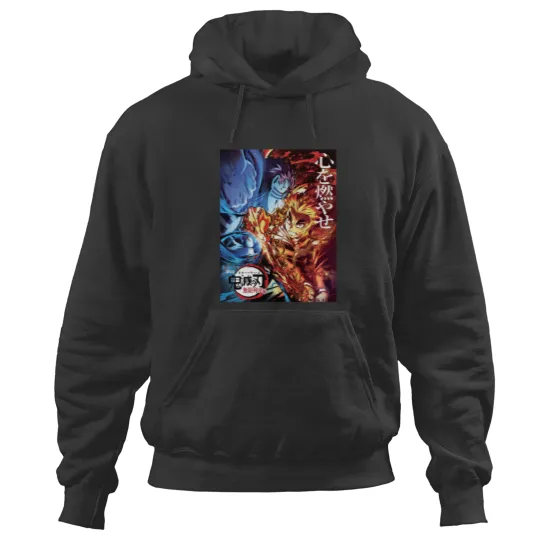 Discover Kyojuro Kyo Rengokoo vs Akaza Hoodies