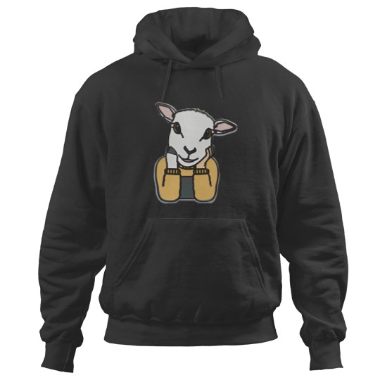 Discover Lamb Ilustration Hoodies