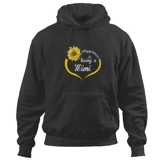 Discover Mimi Gift Happiness Is Being A Mimi Hoodies