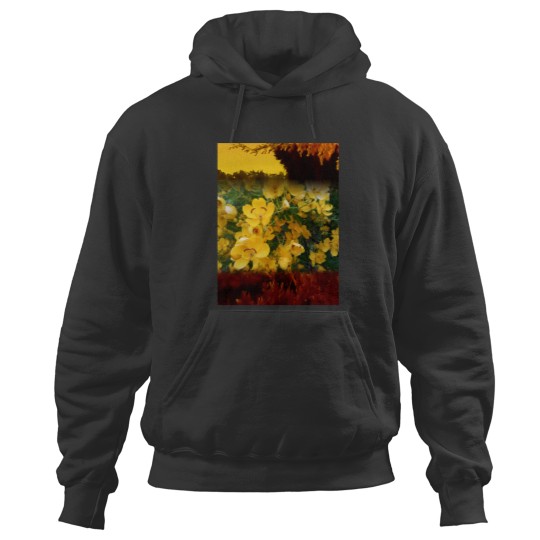 Discover Yellow Lantana Baseball ¾ Sleeve Hoodies