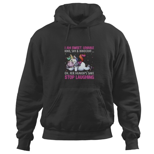 Discover Cute Funny Sarcastic Unicorns Hoodies
