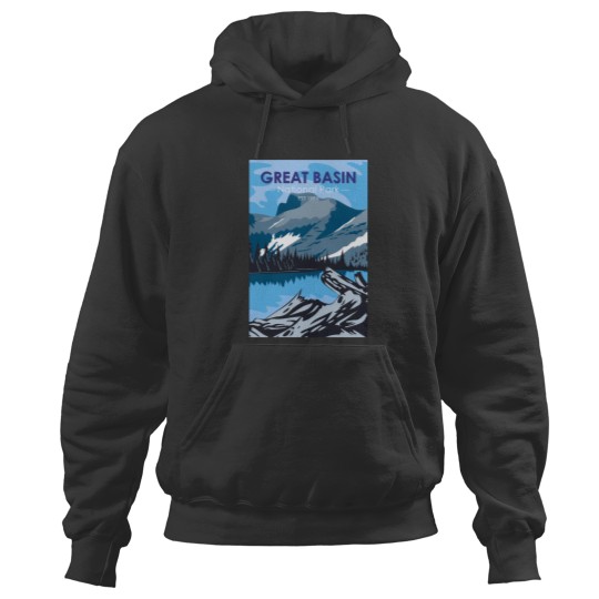 Discover Great Basin National Park Nevada Vintag e 3217 Hoodies