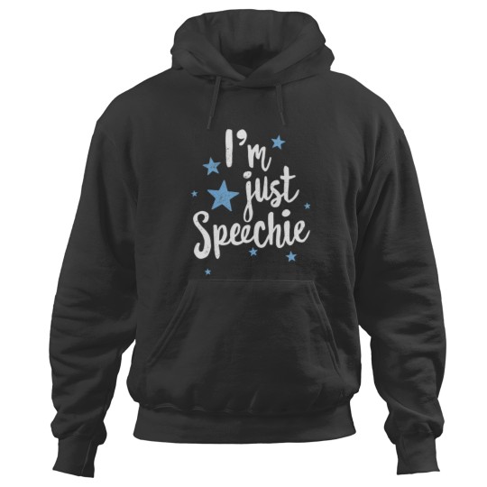 Discover Im Just Speechie Funny Speech Therapist Shirt for SLP Essential Hoodies