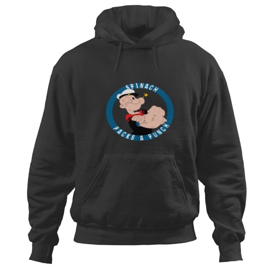 Discover Popeye Spinach Hoodies
