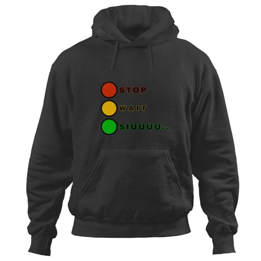 Discover Stop wait siuuu Cristiano ronaldo suiii Essential Hoodies