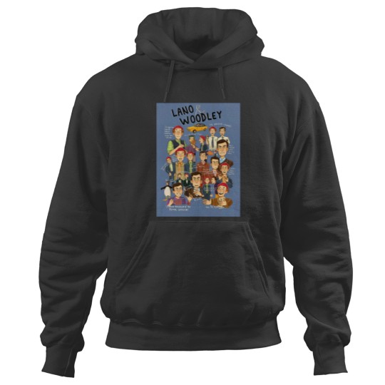 Discover Lano And Woodley Compilation Blue Background Hoodies