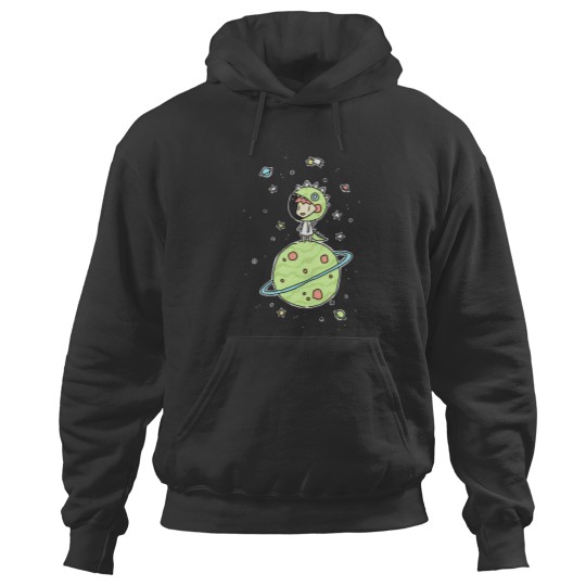 Discover Space Dinosaur Hoodies