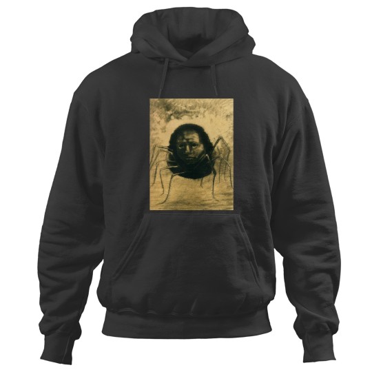 Discover The Crying Spider by Odilon Redon Hoodies