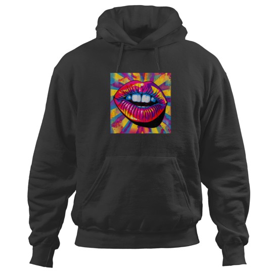 Discover Lips 80'S 1 Hoodies
