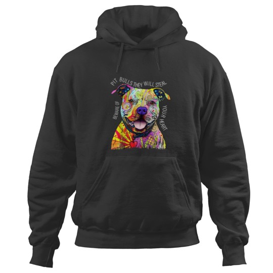 Discover Beware Pitbull They Will Steal Your Heart Hoodies, Pit Bull Hoodies