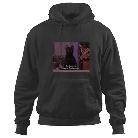 Discover Salem the Cat - English Major Hoodies