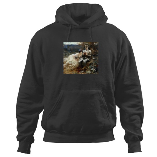 Discover The Temptation Of Sir Percival - Arthur Hackerr 1306 Hoodies