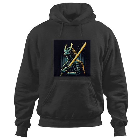 Discover Samurai Warrior Pop Art Style Hoodies
