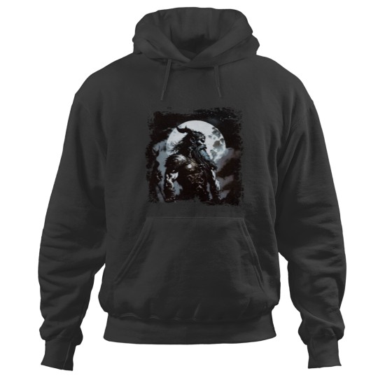 Discover Shadow Man BRZRKR BerserkerViking Hoodies
